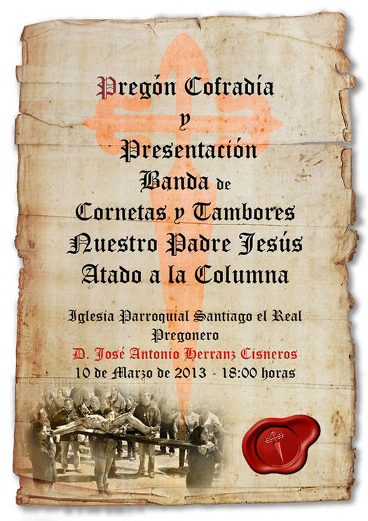 Cartel pregón